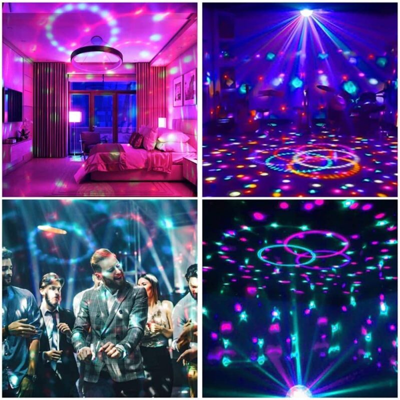 LED Disco Party Lights RGB Crystal Magic Ball 3W - Beautiful views