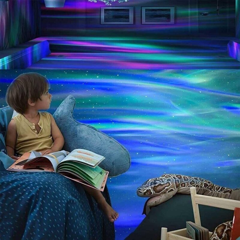 LED Starry Projection Light A7 with Remote Control - Display in the children's room