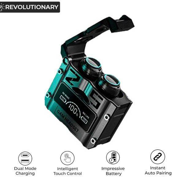 M25 TWS Gaming Headset Bluetooth Earbuds 2025 - Main view