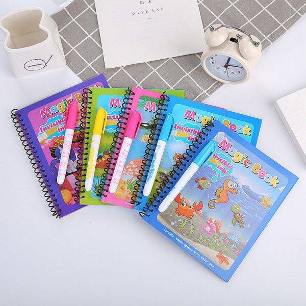 Magic Colouring Book Water Pen Mess-Free - Multi color books
