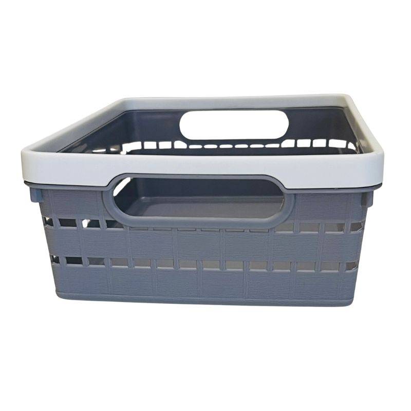 Multi-Purpose Storage Basket Woven Plastic Organizer Bin - Main view