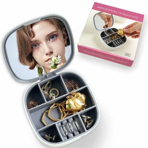 Necklace Organizer Jewellery Box with Mirror 2025 - Main full view