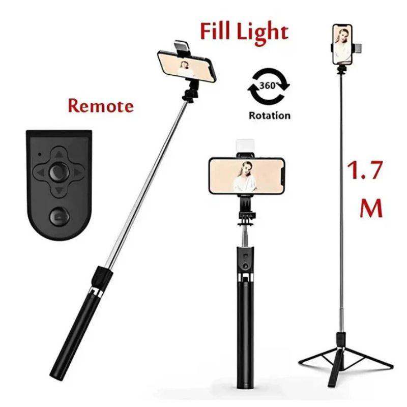 NeePho P170S Selfie Stick Tripod Bluetooth 170cm - Features