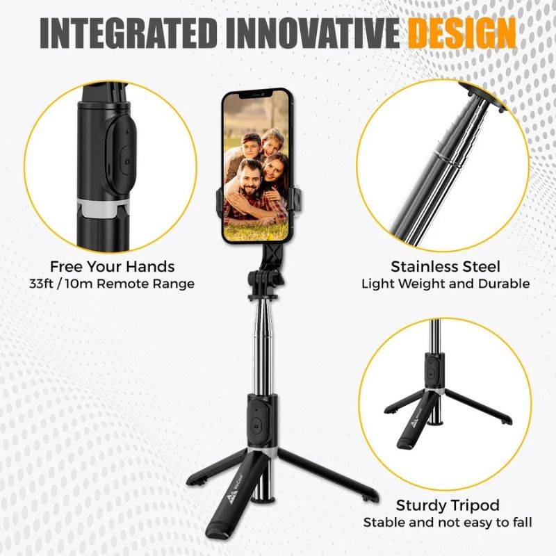 NeePho P170S Selfie Stick Tripod Bluetooth 170cm - Qualities