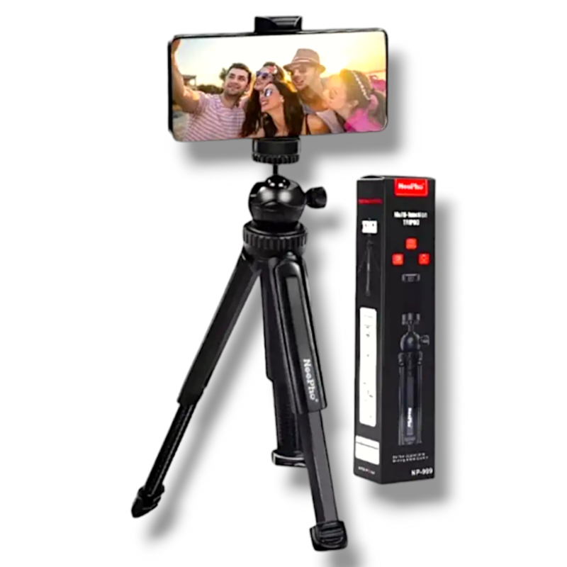 Nepho NP-999 Tripod Selfie Stick 38cm Universal Nepho NP-999 Tripod Selfie Stick 38cm Universal - Display with packing box