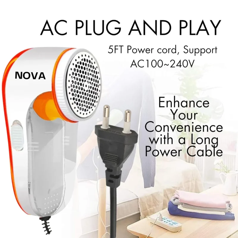 Nova Electric Lint Remover NLR-208 Fabric Shaver Nova Electric Lint Remover NLR-208 Fabric Shaver - Easy and safe to use