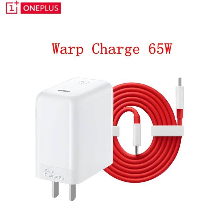 OnePlus 65W Warp Charger Adapter with Type-C Cable - Easy to carry