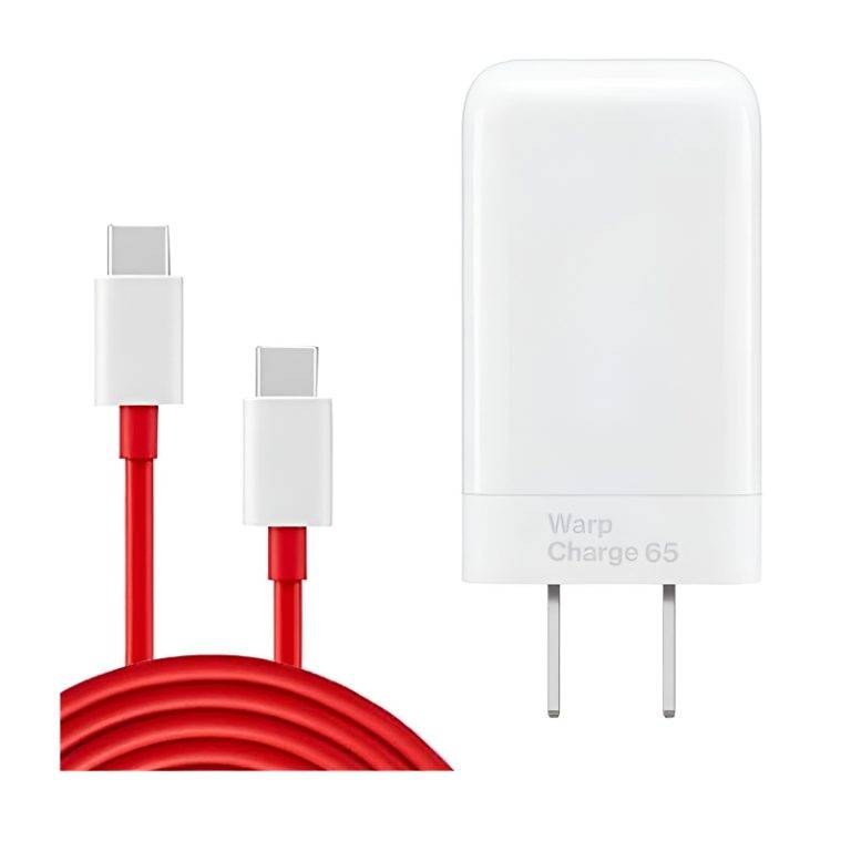 OnePlus 65W Warp Charger Adapter with Type-C Cable - Warp charge 65 with cable