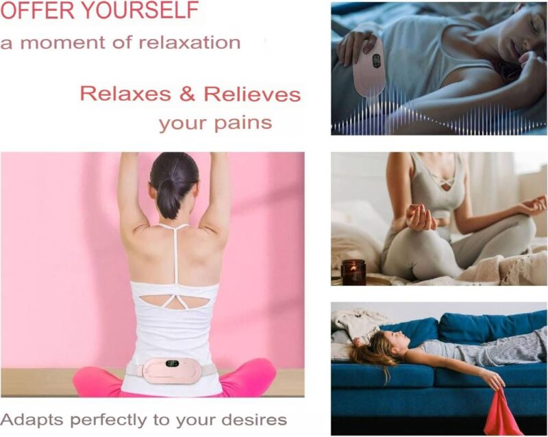 Period Heating Vibration Belt Period Heating Vibration Belt with 3 Heat Levels - Relaxes & relieves your pains