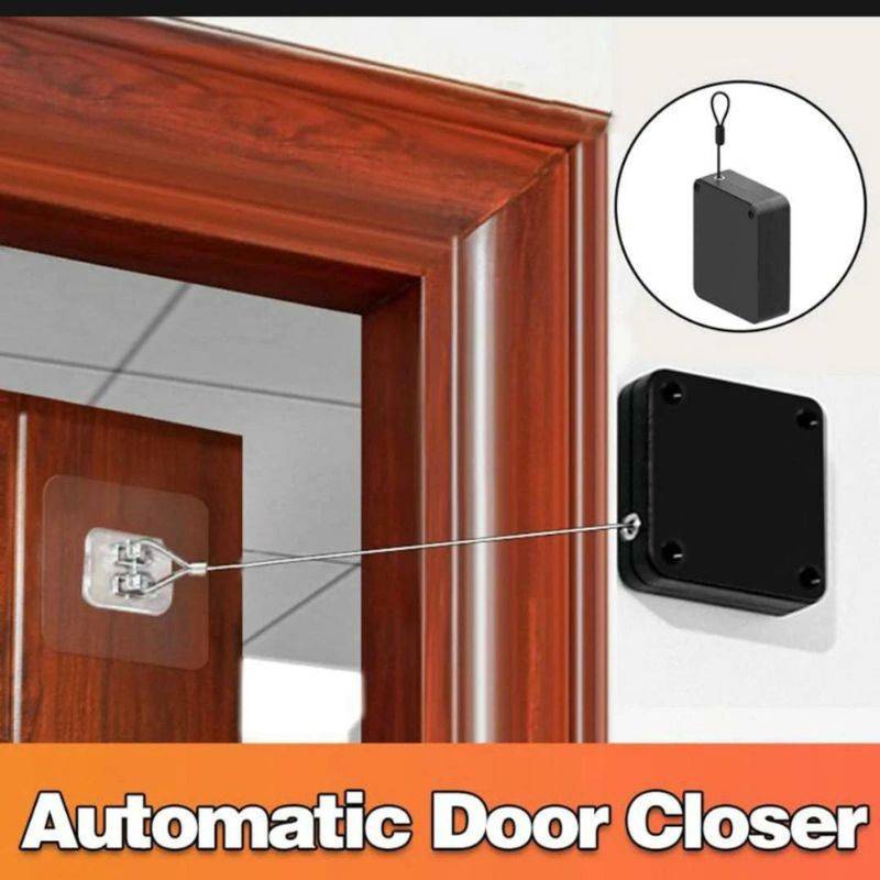 Portable Automatic Door Closer: Punch-Free Self-Closing Portable Automatic Door Closer: Punch-Free Self-Closing - Easy to install