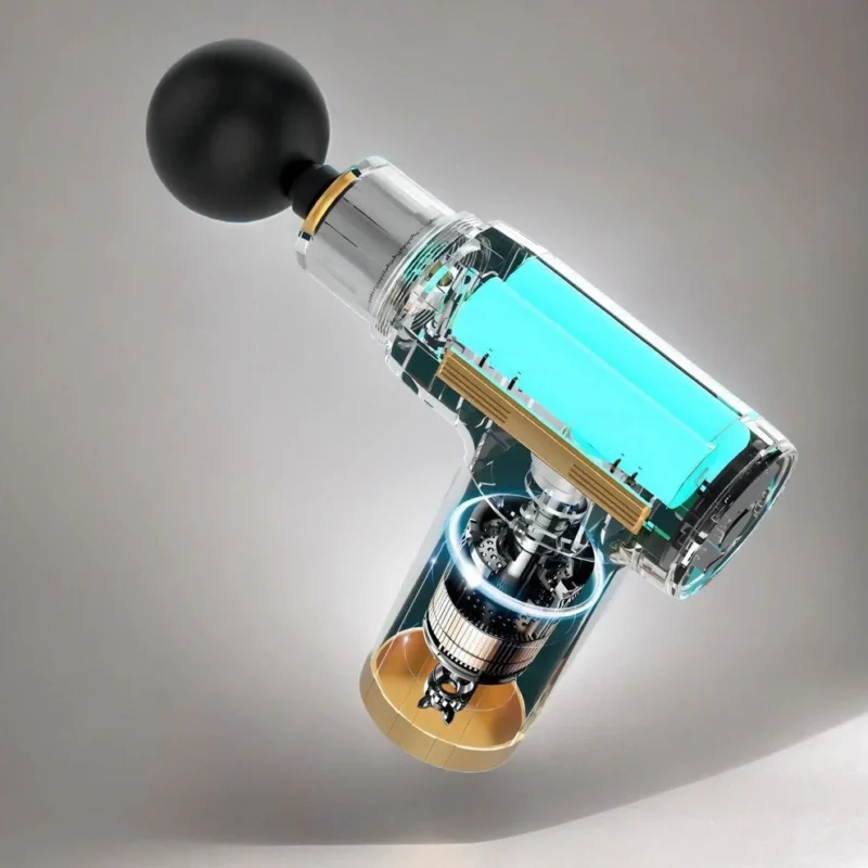 Portable Deep Tissue Massage Gun Portable Deep Tissue Massage Gun Quiet Adjustable Speed - Inside view