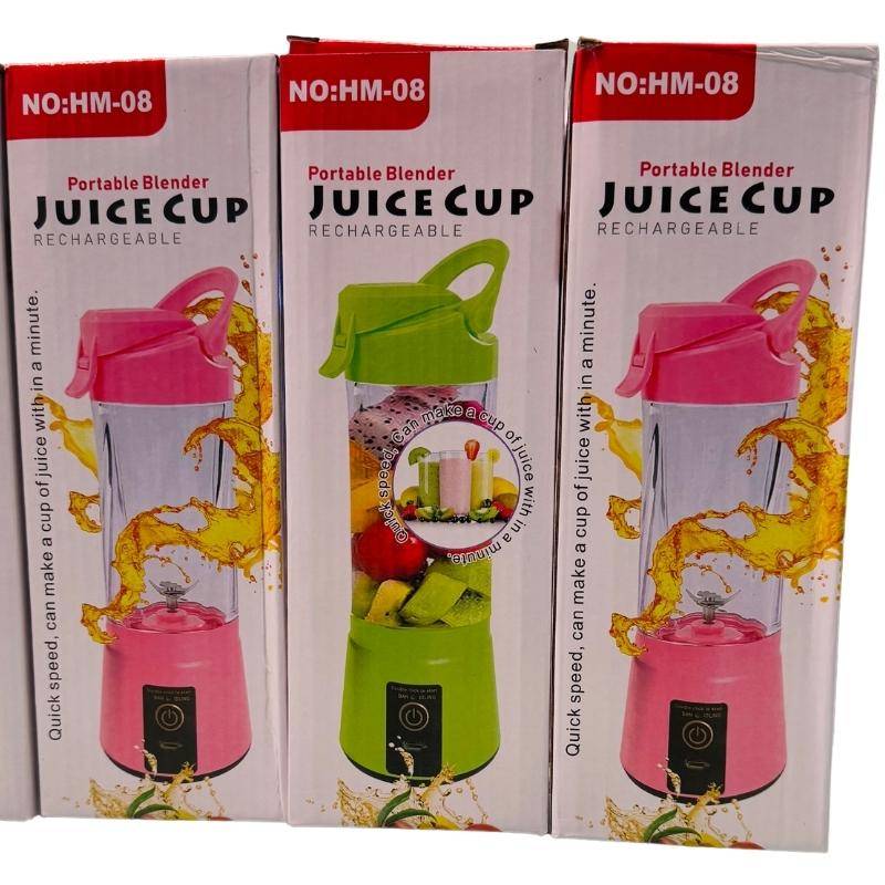 Portable USB Juicer Blender 380ml 6 Blades - Three box display