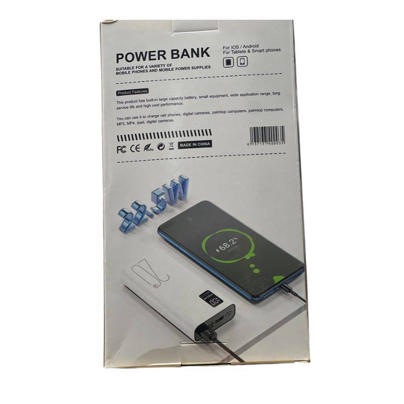 Power Bank Fast Charging: 20000mAh Dual USB - Main view