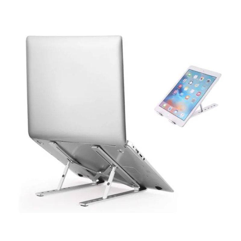 Premium Aluminum Foldable Laptop Stand Adjustable - Easy to cary