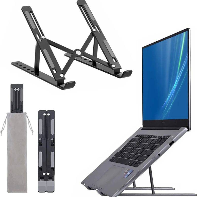 Premium Aluminum Foldable Laptop Stand Adjustable - How to use