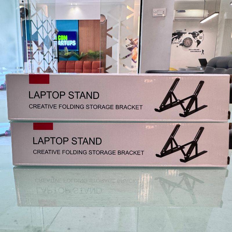 Premium Aluminum Foldable Laptop Stand Adjustable - Main packing view