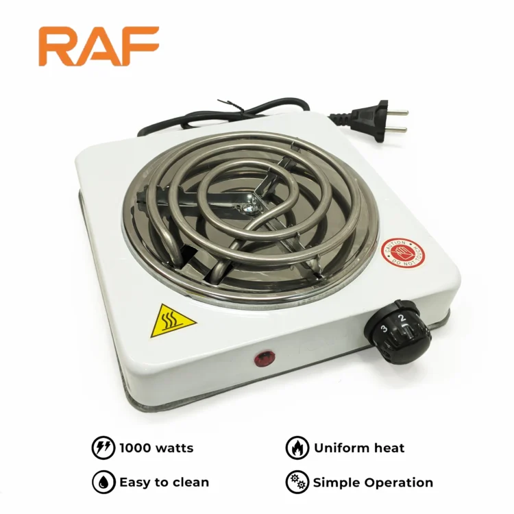 RAF Electric Stove 1000W Hot Plate Cooker Non-Stick - Features