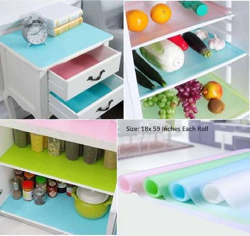 Refrigerator Table Drawer Mats Washable EVA Liners - Use it at drawers, cabinets, tables