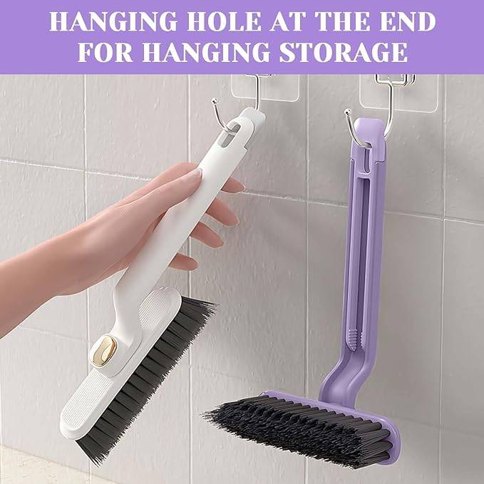 Rotating Crevice Cleaning Brush 360° Hard Bristl - Easy to store
