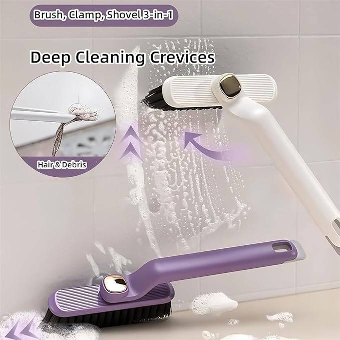 Rotating Crevice Cleaning Brush 360° Hard Bristl - Features