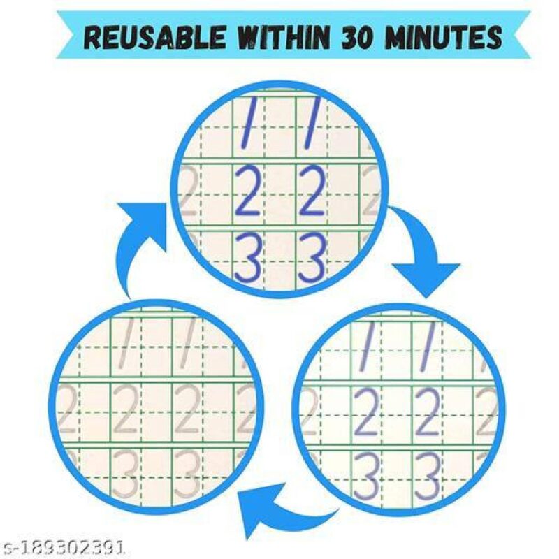 Sank Magic Practice Copybook Reusable Writing 4-in-1 - Reusable