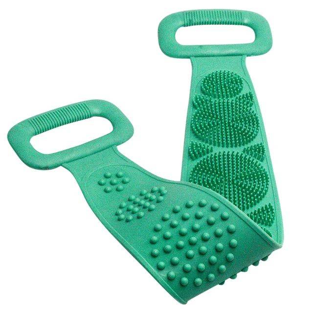 Silicone Bath Scrubber Magic Brushes Extended 2025 - Green color