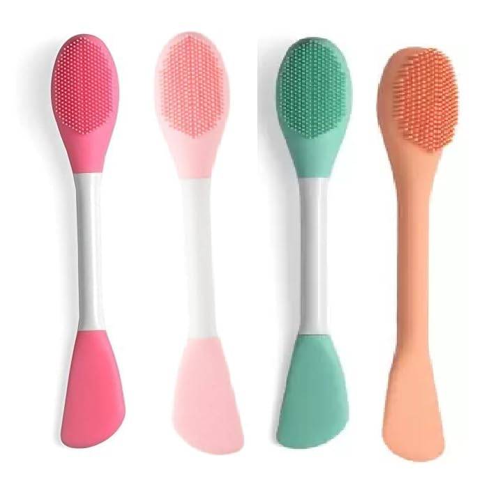 Set of brushes showing four color options