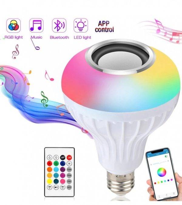 Smart LED Bulb Speaker 2-in-1 RGB Light + Remote Control Smart LED Bulb Speaker 2-in-1 RGB Light + Remote Control - Features