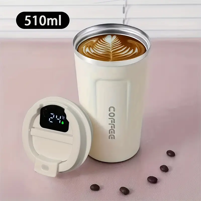 Smart Temperature Coffee Mug Smart Temperature Coffee Mug 17oz Stainless Steel - 510ml capacity