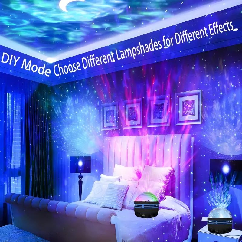 Starry Projection Light Q6 Mini LED with Remote Starry Projection Light Q6 Mini LED with Remote - Multiple modes