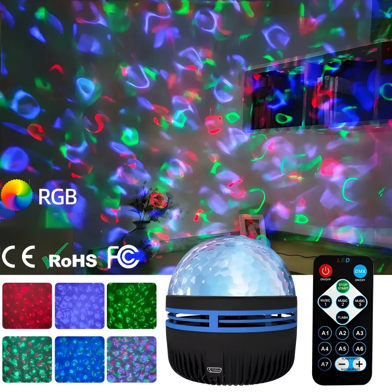 Starry Projection Light Q6 Mini LED with Remote Starry Projection Light Q6 Mini LED with Remote - Vibrant rgb lighting