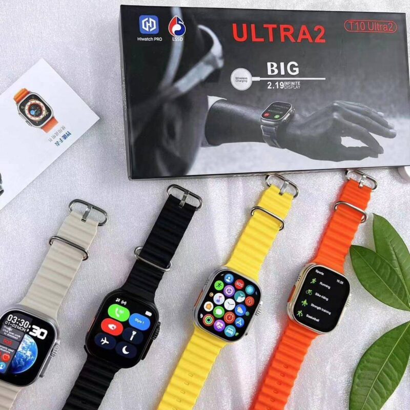 T10 Ultra 2 Smartwatch 2.09" Bluetooth T10 Ultra 2 Smartwatch 2.09" Bluetooth - Screens display view