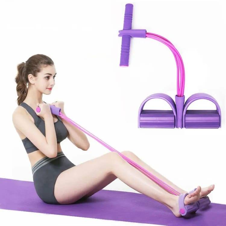 Tummy Trimmer Pull Rope Foot Pedal Resistance Band 2025 - Easy to use