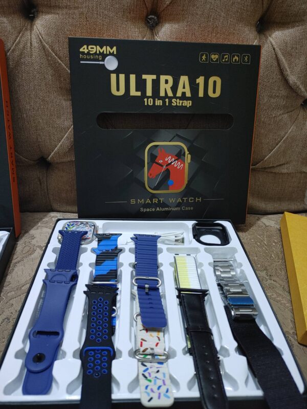Ultra 10 Smartwatch 10-in-1 2.01" IPS - Full accessories display