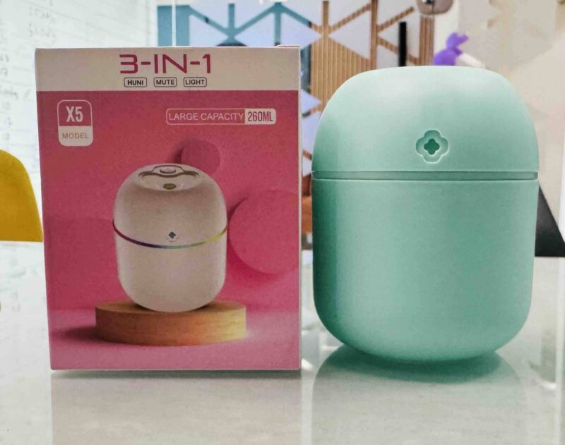 USB Portable Humidifier 220ml 3-in-1 Colorful Egg - Main view