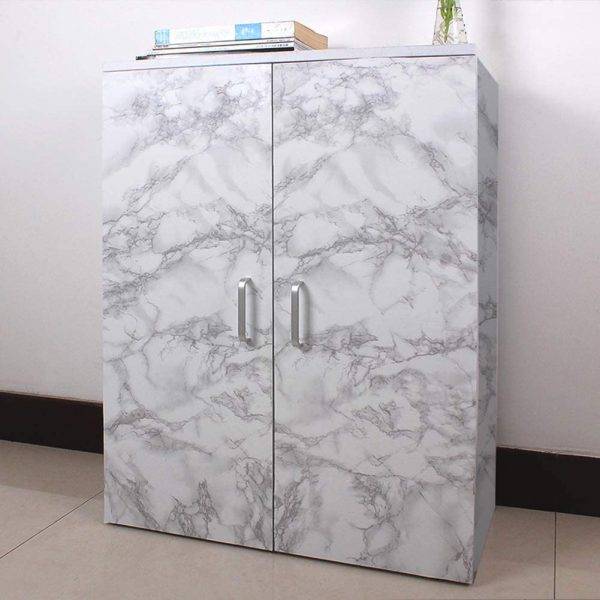 White Grey Marble Sheet Sticker 2025 White Grey Marble Sheet Sticker 2025 - Sticker on wardrobe