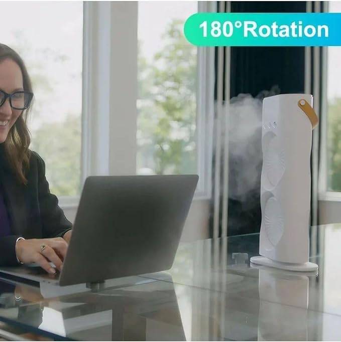 Mist Fan Portable Cooler – Mini Double Head With LED