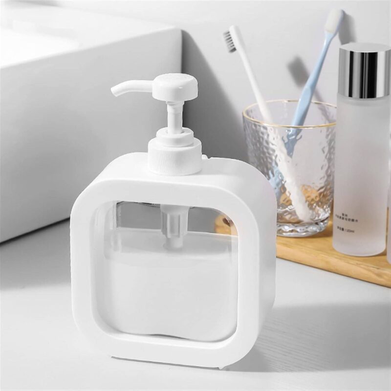 Soap Dispenser Bottle Portable Soap Dispenser Bottle Portable: 300/500ml Leak-Proof Pump - Display