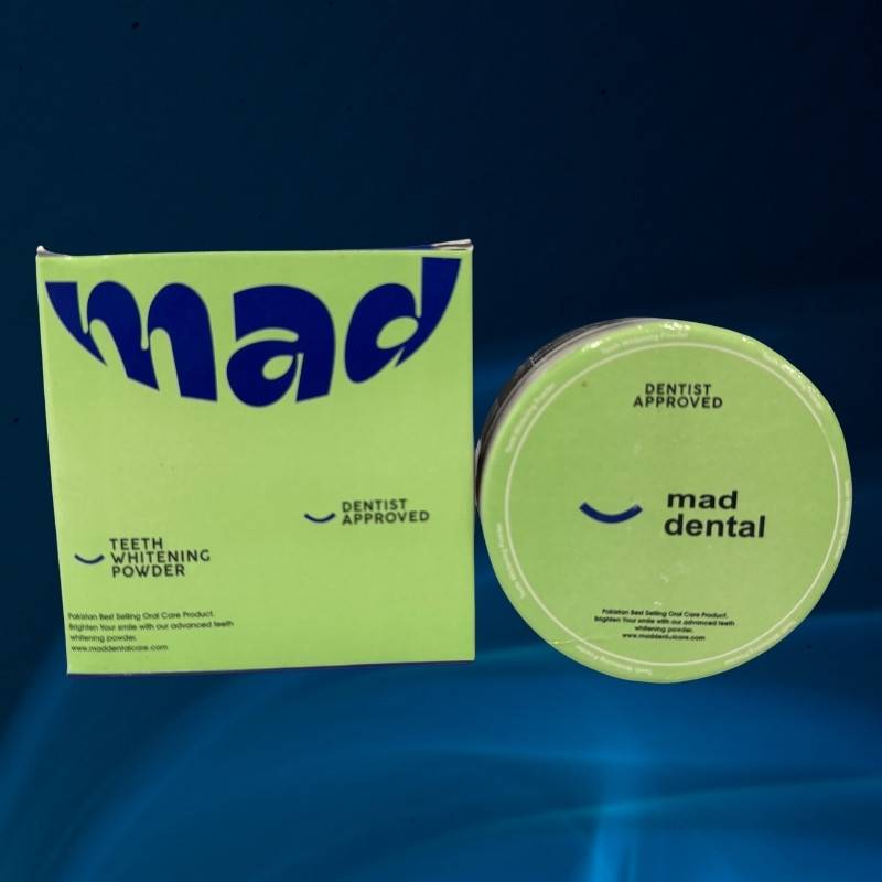 Mad Dental Whitening Powder Mad Dental Whitening Powder in sleek packaging