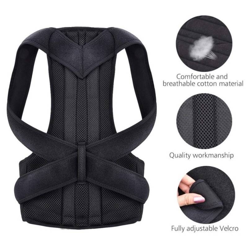 Back Pain Relief Posture Corrector showing material quality