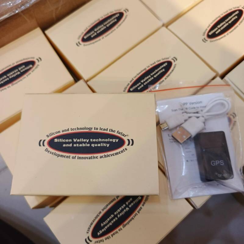 Mini Magnetic GPS Tracker in hand