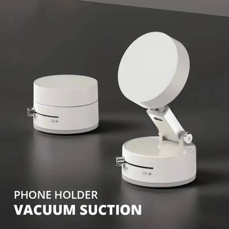 Magnetic Wireless Phone Holder with vacuum suction on glass
