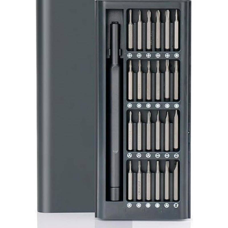 24-in-1 Magnetic Screwdriver Set bits in ABS case