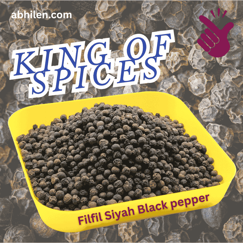 Filfil Siyah Piper nigrum whole peppercorns for Unani remedies