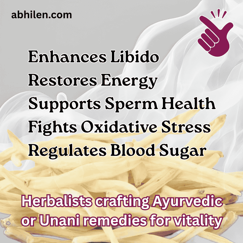 Safed Musli White Gold benefits for vitality