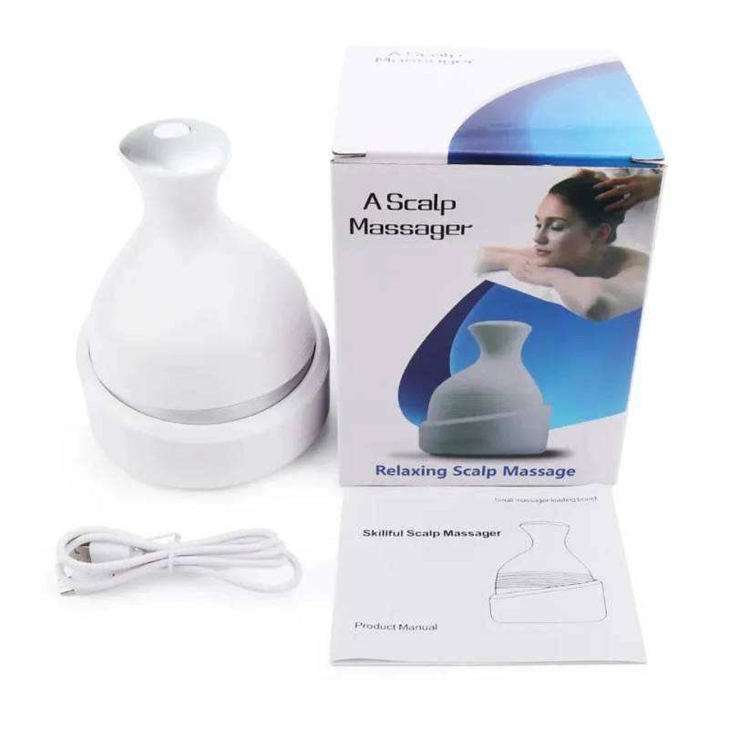 Scalp Massager Electric with box, cable, manual