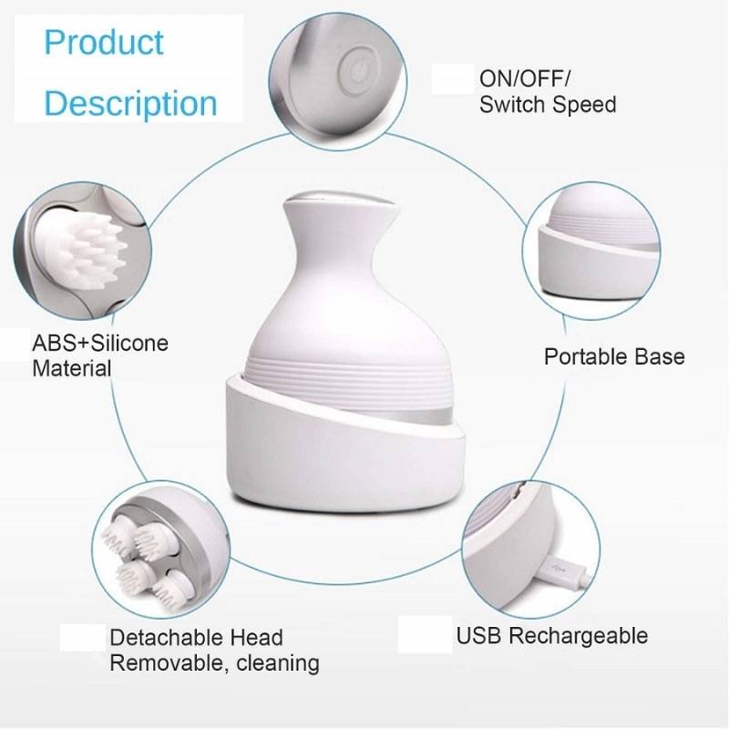 Scalp Massager Electric with mode display